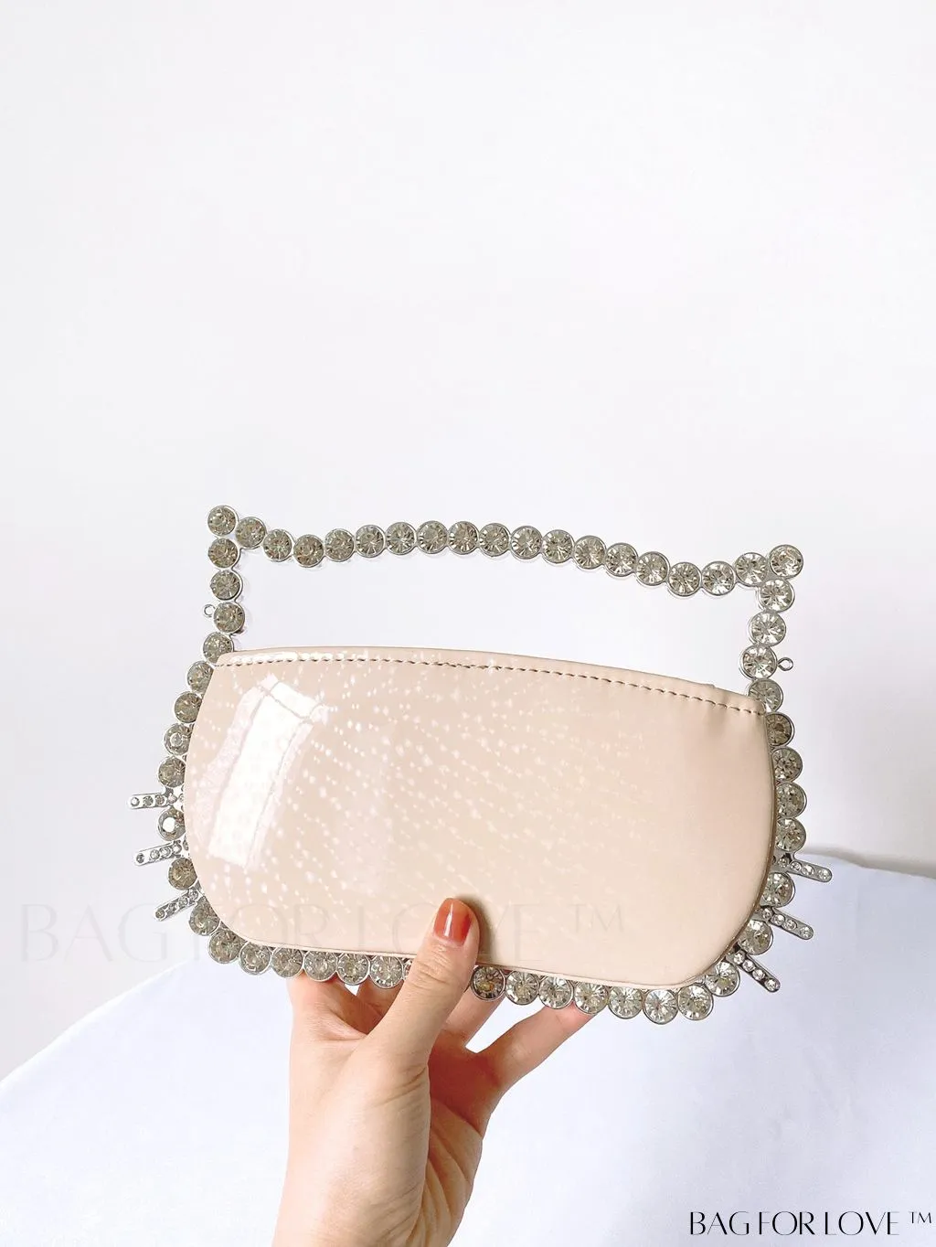 BagForLove - Rhinestone-Embellished Cat-Shaped Irregular Handbag for Cat Lovers