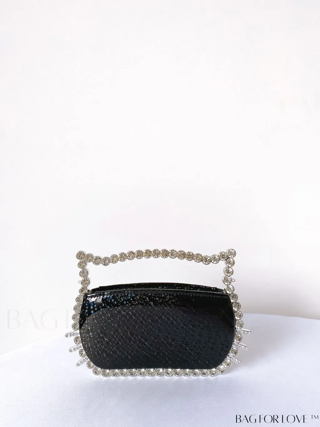 BagForLove - Rhinestone-Embellished Cat-Shaped Irregular Handbag for Cat Lovers