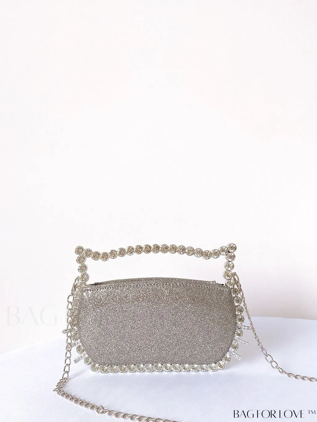 BagForLove - Rhinestone-Embellished Cat-Shaped Irregular Handbag for Cat Lovers