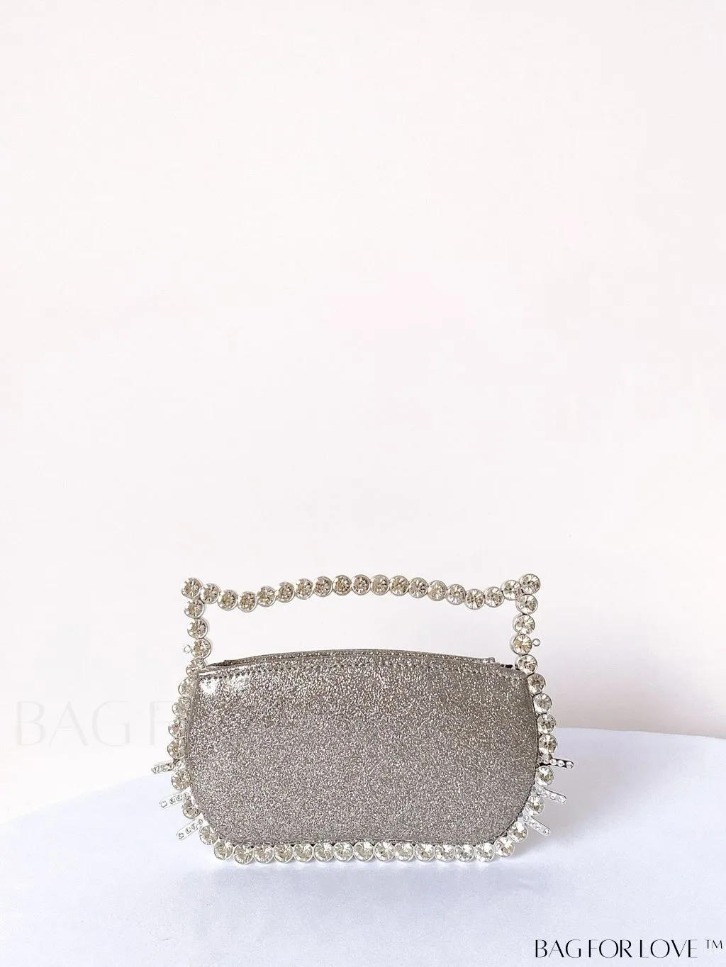 BagForLove - Rhinestone-Embellished Cat-Shaped Irregular Handbag for Cat Lovers