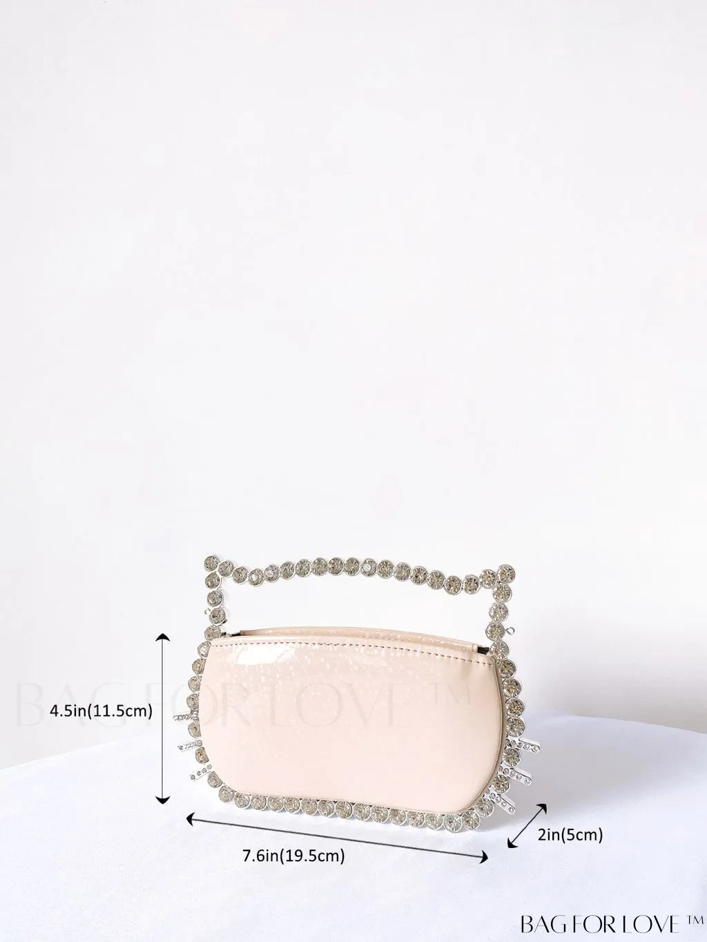 BagForLove - Rhinestone-Embellished Cat-Shaped Irregular Handbag for Cat Lovers
