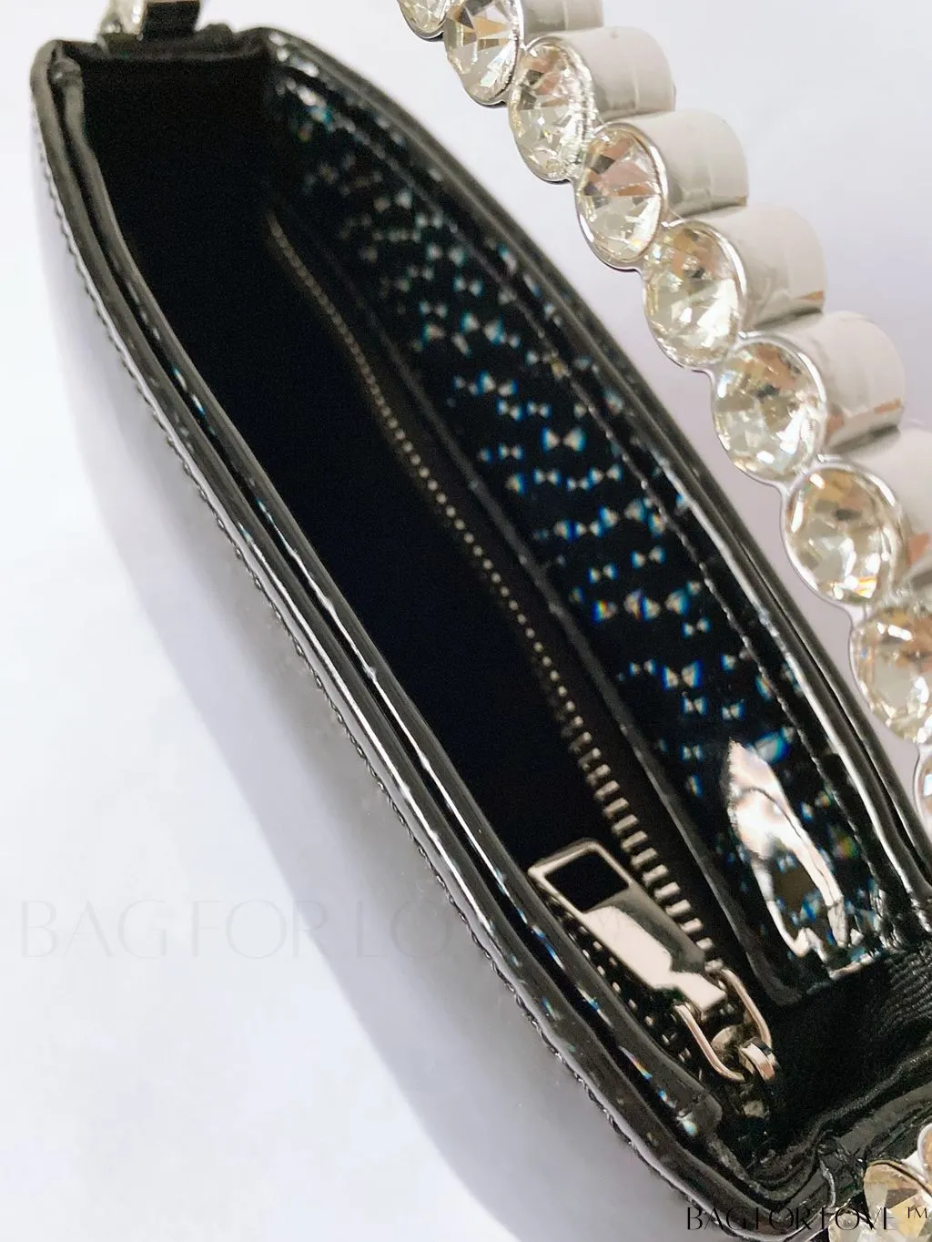 BagForLove - Rhinestone-Embellished Cat-Shaped Irregular Handbag for Cat Lovers