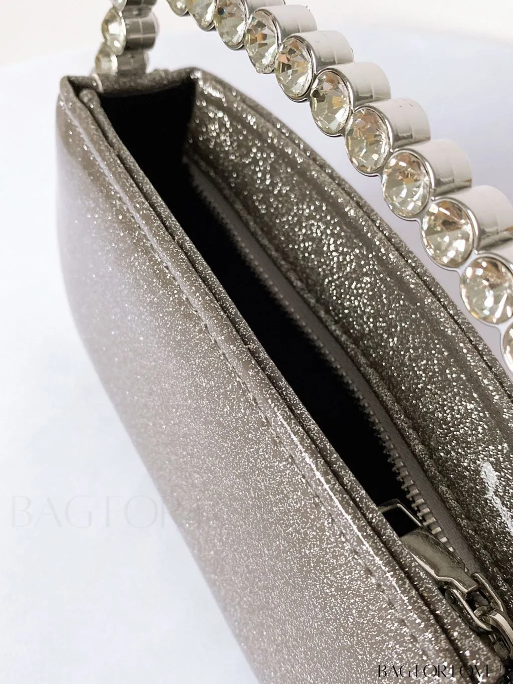 BagForLove - Rhinestone-Embellished Cat-Shaped Irregular Handbag for Cat Lovers