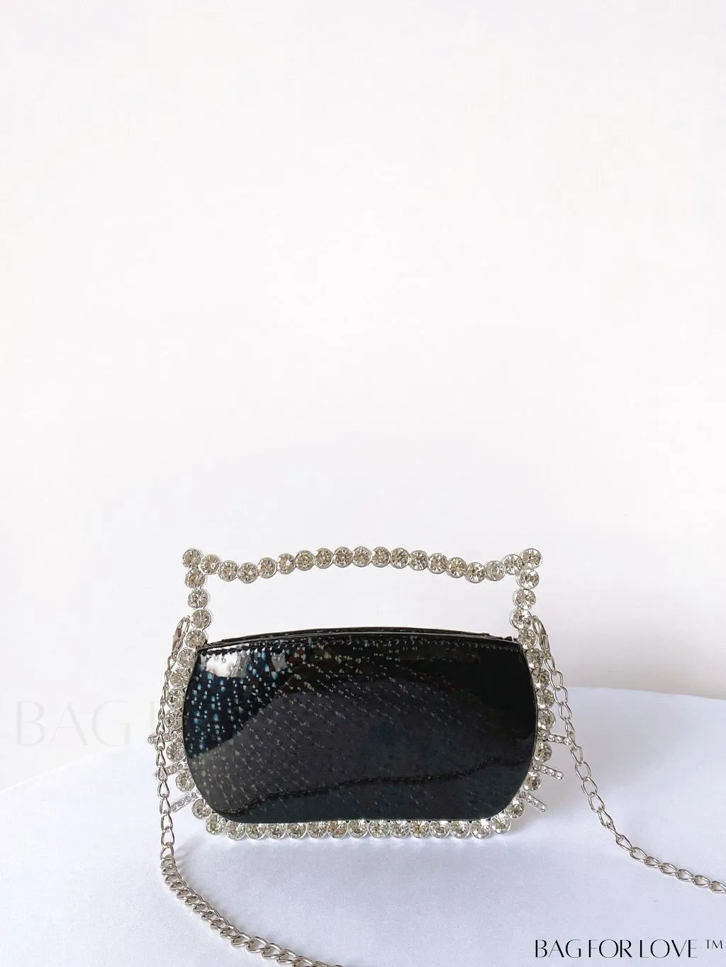 BagForLove - Rhinestone-Embellished Cat-Shaped Irregular Handbag for Cat Lovers