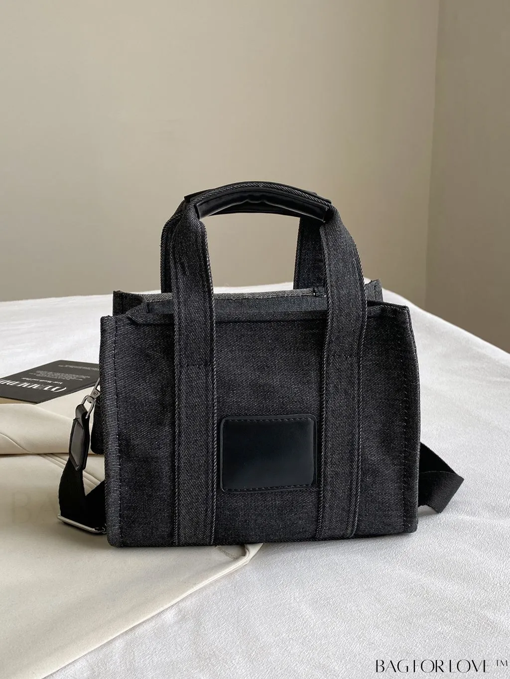 BagForLove - Stylish Denim Tote Bag with Spacious Capacity for Everyday Commutes