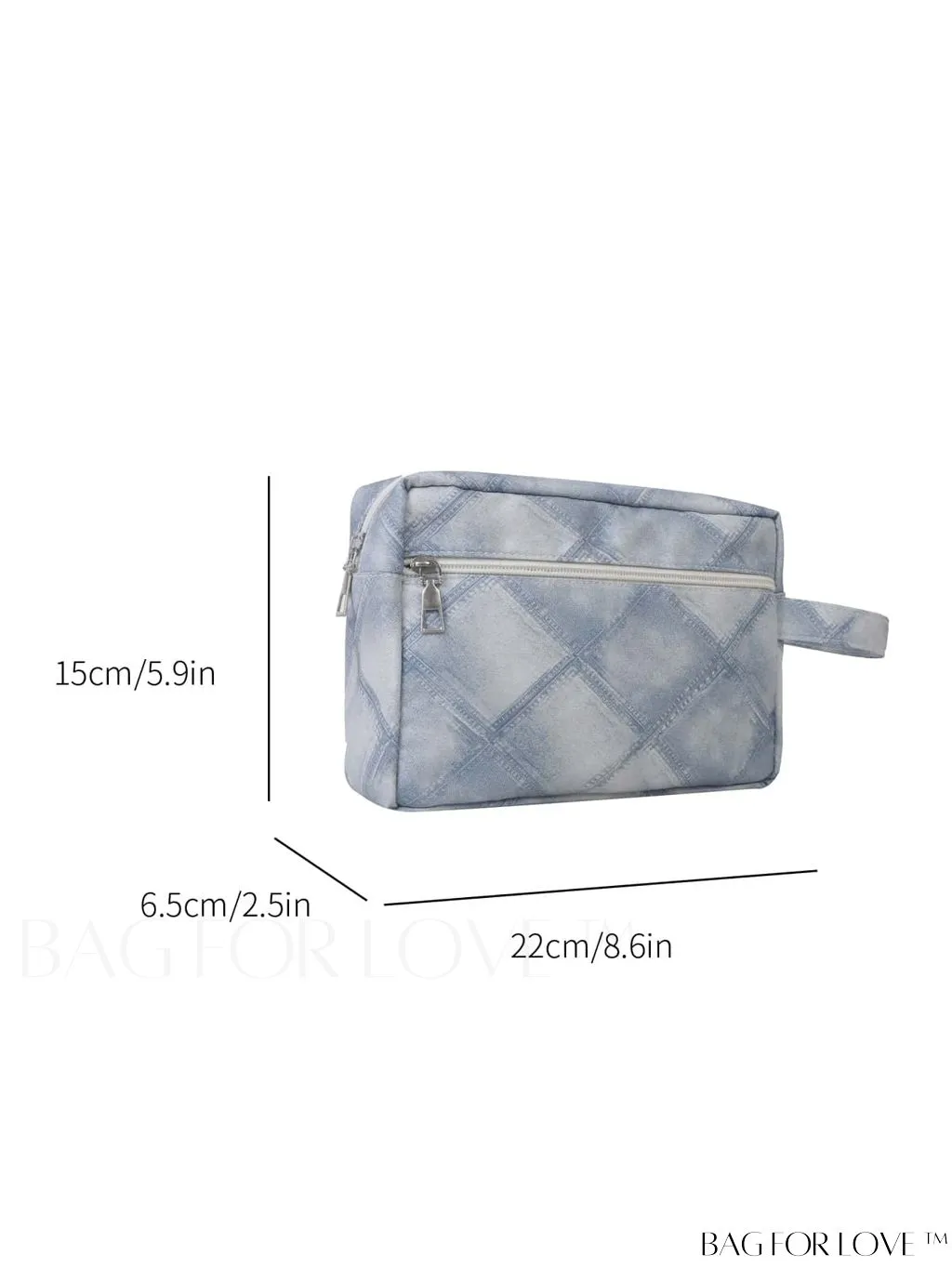 BagForLove - Stylish Geometric Contrast Clutch: A Fashionable Must-Have
