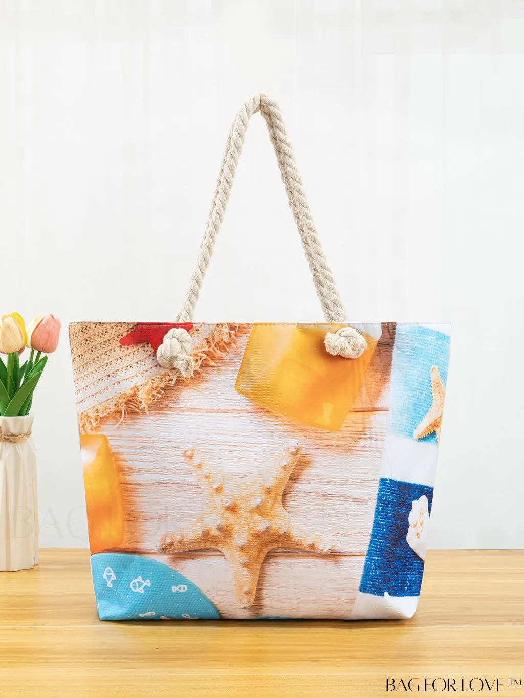BagForLove - Stylish Vacation Tote Bag - Perfect for Beach and Casual Shopping