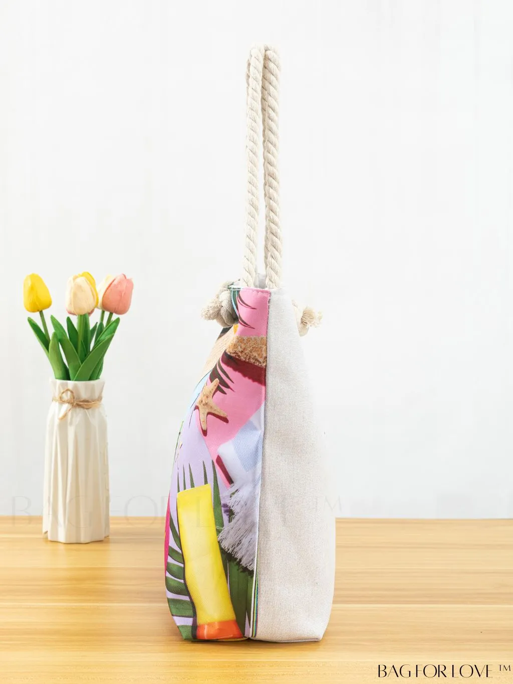 BagForLove - Stylish Vacation Tote Bag - Perfect for Beach and Casual Shopping