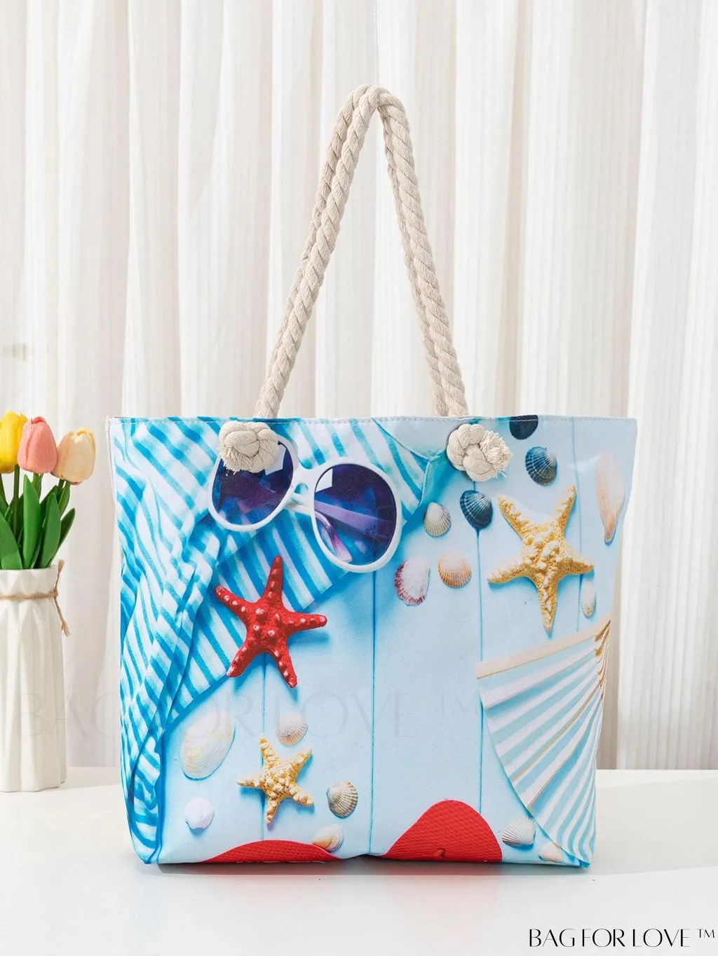 BagForLove - Stylish Vacation Tote Bag - Perfect for Beach and Casual Shopping