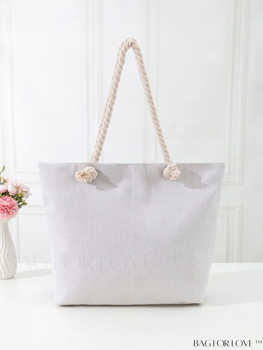 BagForLove - Vacation Beach Bag - Oversized Shopper with Stylish Graphic Pattern