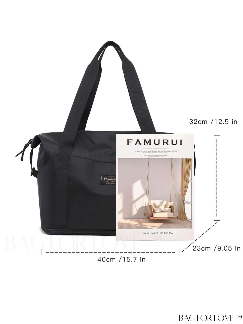 BagForLove - Versatile and Durable 2023 Travel Bag with Ample Space, Ideal for Fitness and On-the-Go Needs