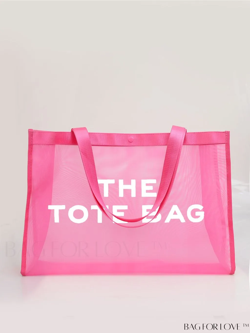 BagForLove - Waterproof, Sandproof Mesh Beach Tote Bag - Convenient, Foldable