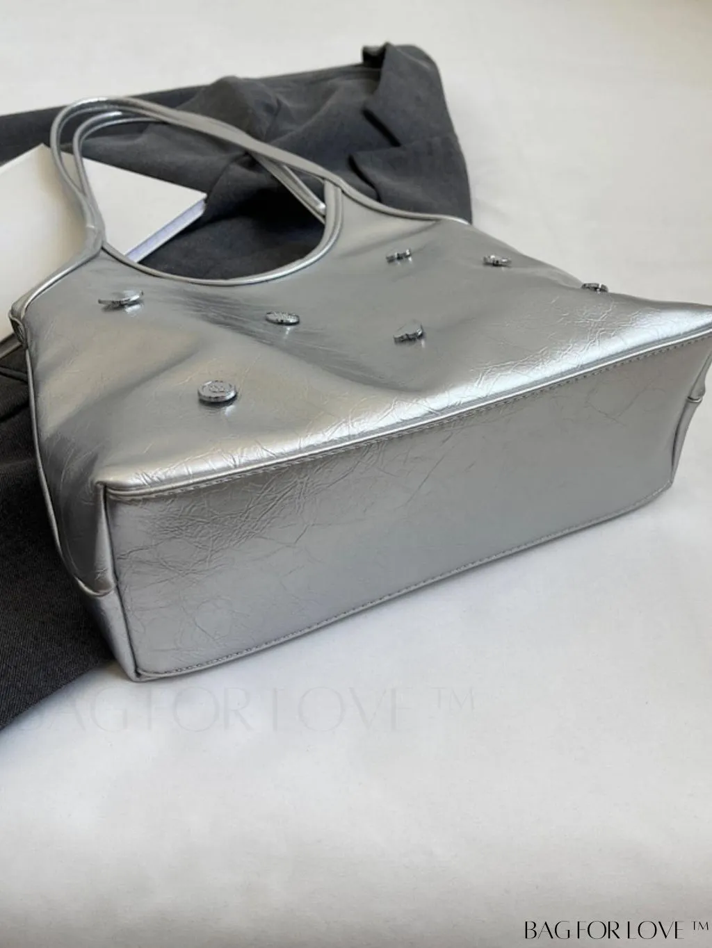 BagForLove - Womens Elegant Metal Embellished Handbag