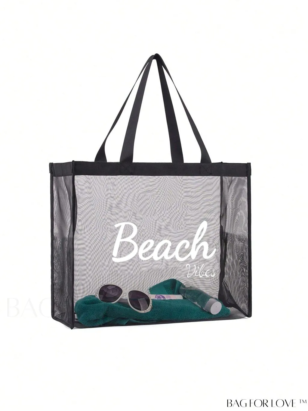 BagForLove - XL Mesh Beach Tote - Versatile Travel Bag for Groceries, Shopping & Leisure