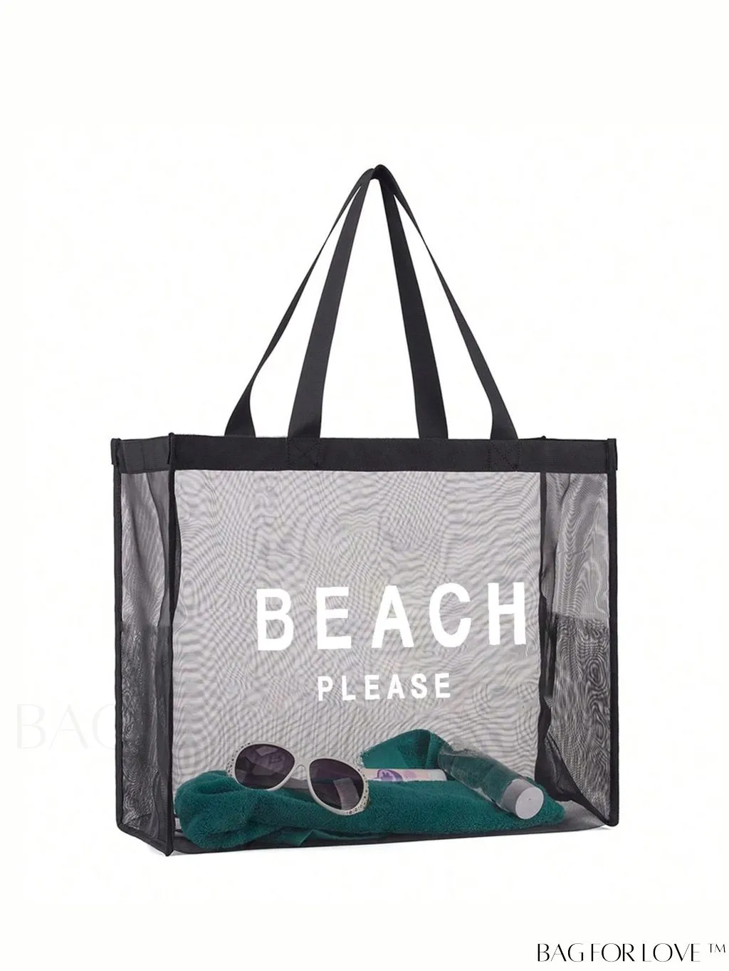 BagForLove - XL Mesh Beach Tote - Versatile Travel Bag for Groceries, Shopping & Leisure