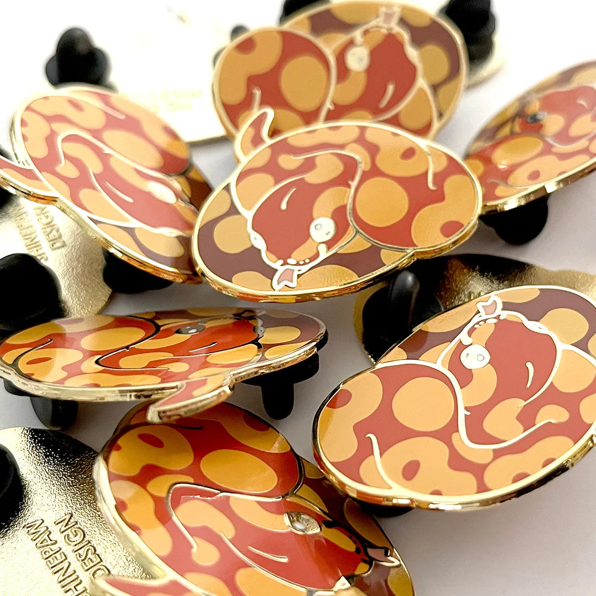 Ball Python Hard Enamel Pin