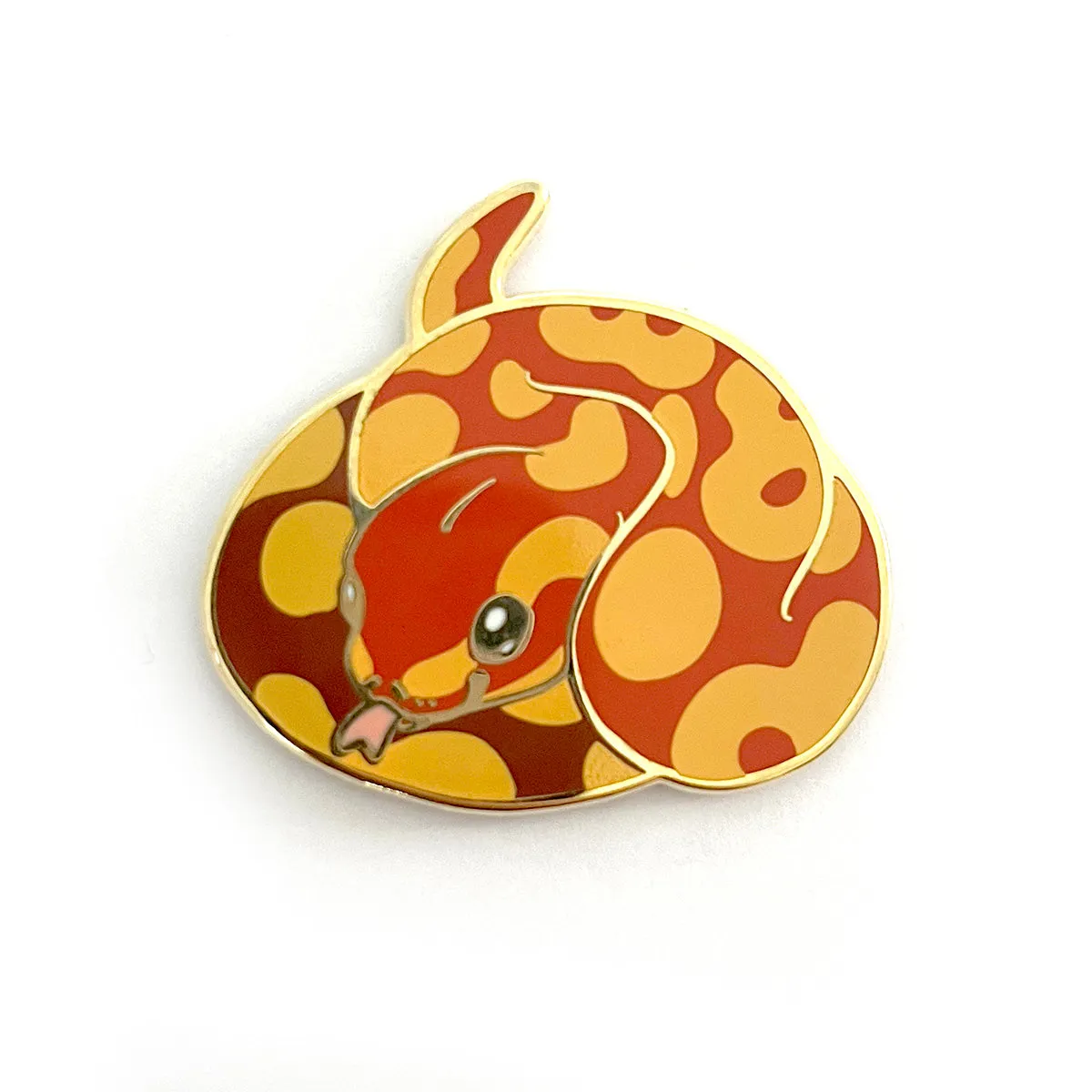 Ball Python Hard Enamel Pin