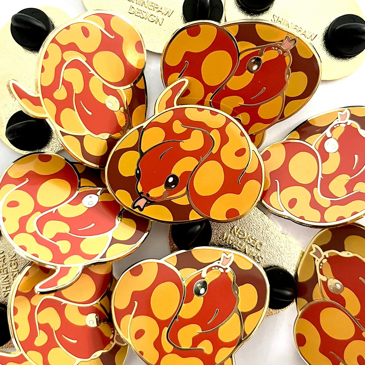 Ball Python Hard Enamel Pin