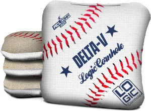 Baseball Cornhole Bags | ACL Approved Bags | Professional Cornhole Bags Slick and Stick | Regulation Size & Weight | Multiple Bag Series Available