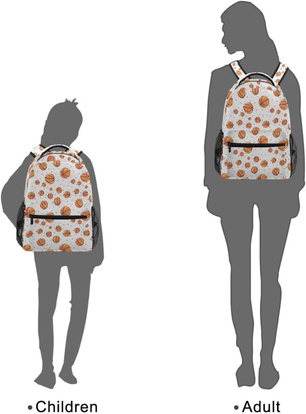 Basketball Backpack for School Student Laptop Travel School Bag for Boys Girls Daypack
