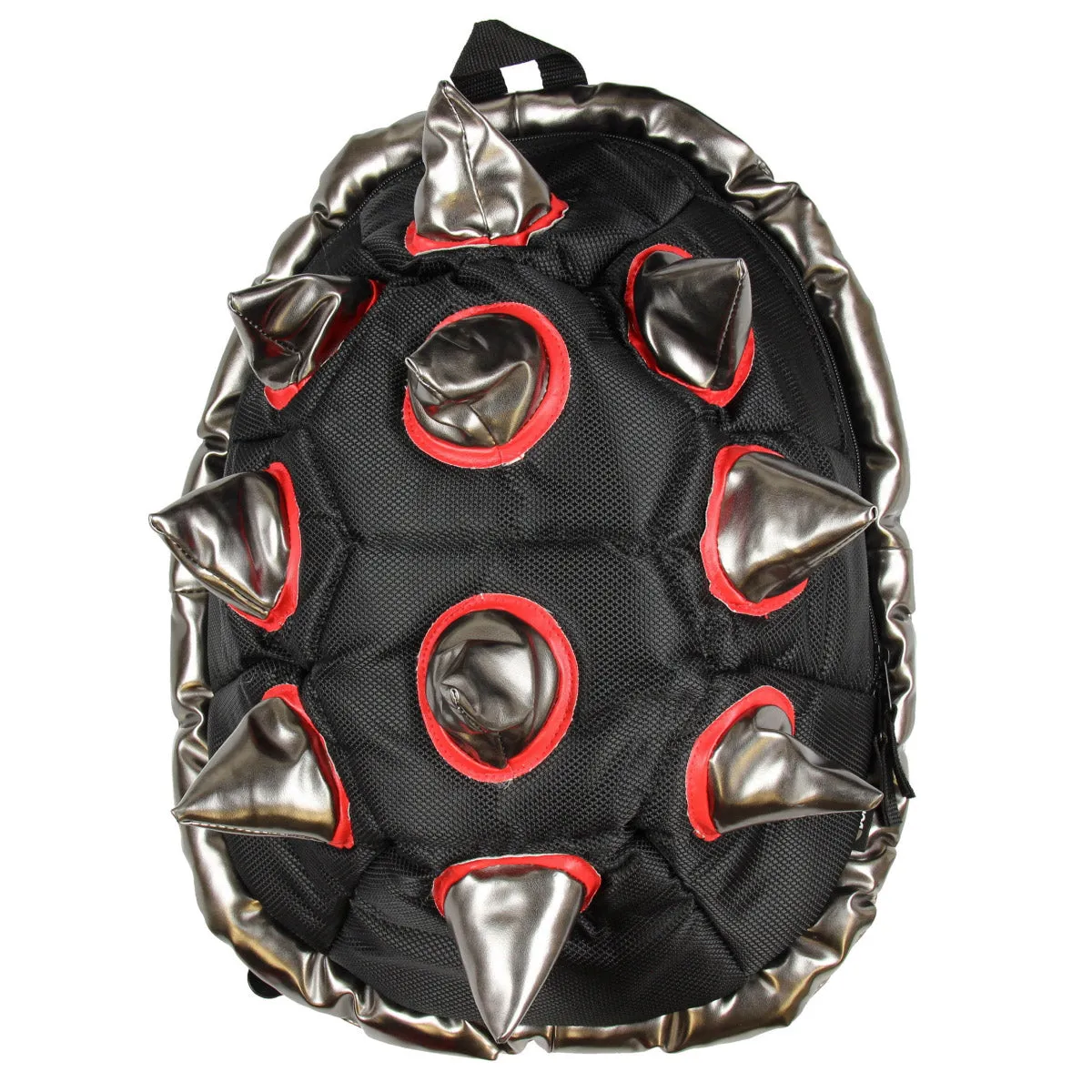 BioDomes Spiked Black-Red Turtle Shell Backpack