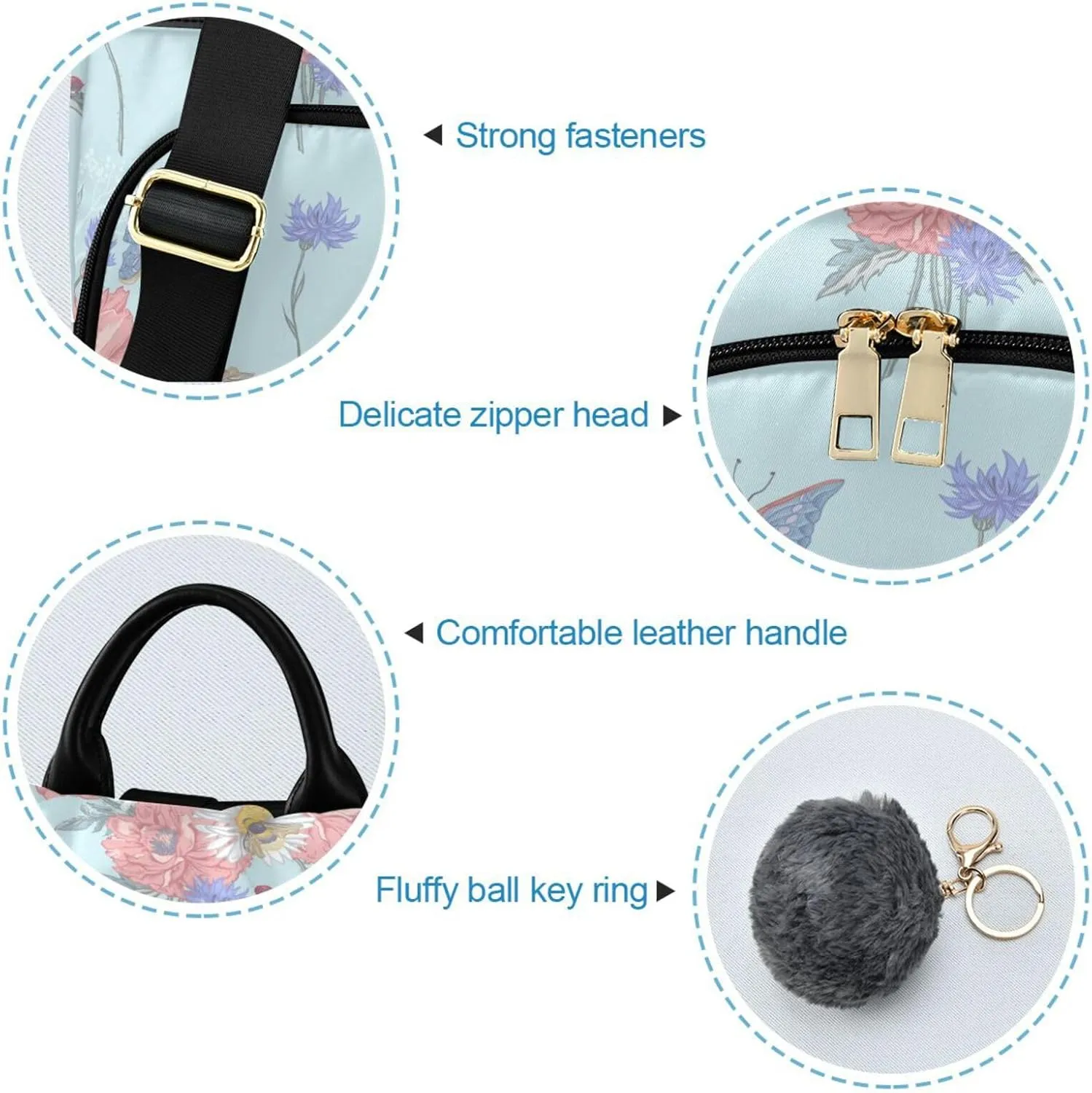 Butterfly Backpack for Women Fashion Casual Daypack Backpack Small Backpack Purse 13.4 X 5.9 X 15in Pattern 3