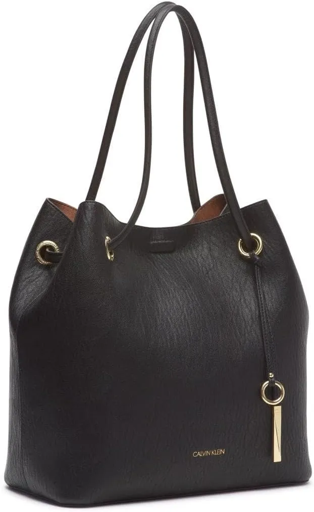 Calvin Klein Gabrianna Bubble Lamb North/South Key Item Tote