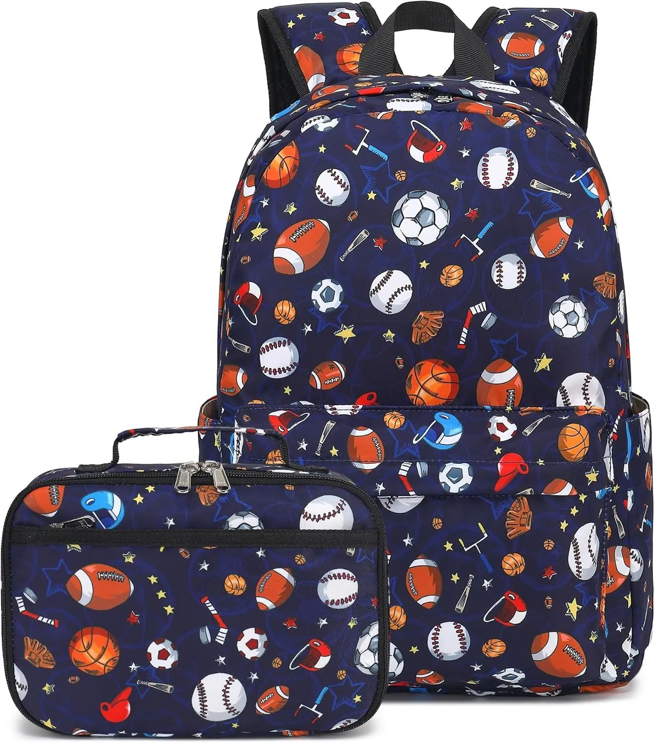 CAMTOP Backpack for Kids, Boys Girls Preschool Backpacks with Lunch Box Toddler Kindergarten School Bookbag Set