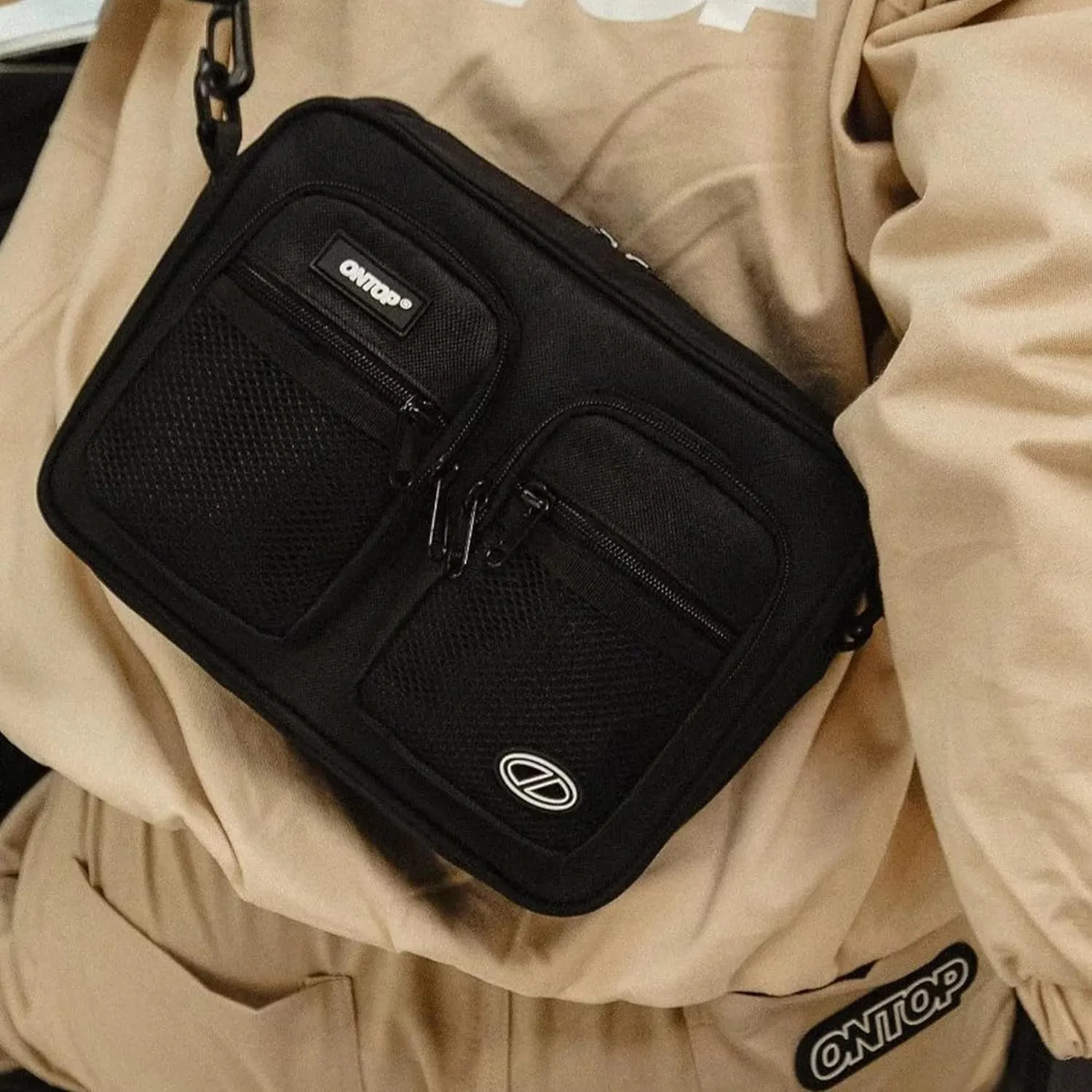 Canvas Crossbody Messenger Bag Water Resistant Ultra Lightweight