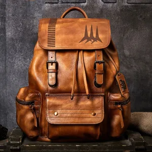 capacity Leather Positive testimonials bag Men's bag Backpack minimalist travel business Cow large backpack casual Great price drop  Classic