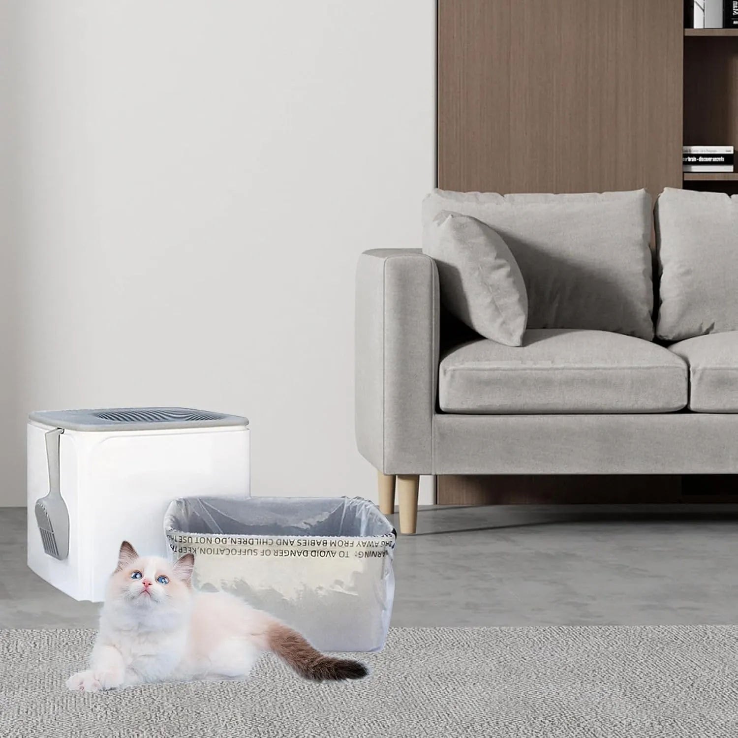 Cat litter Box Liners, Compatible wiht Most of IRIS USA Premium Top Entry Cat Litter Box, 20 Pack