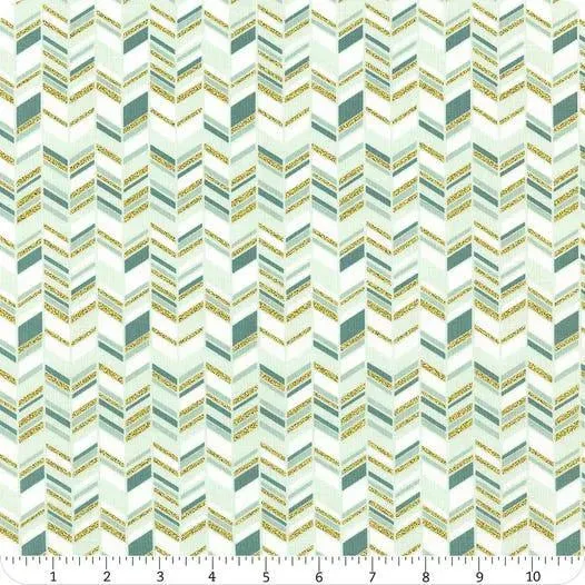 Chloe & Friends Herringbone in Mint