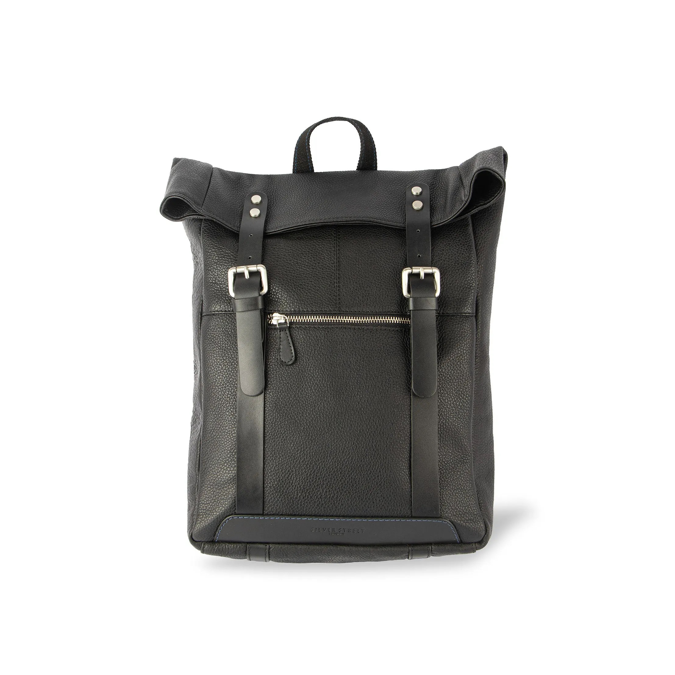 Claude Leather Backpacks - Black