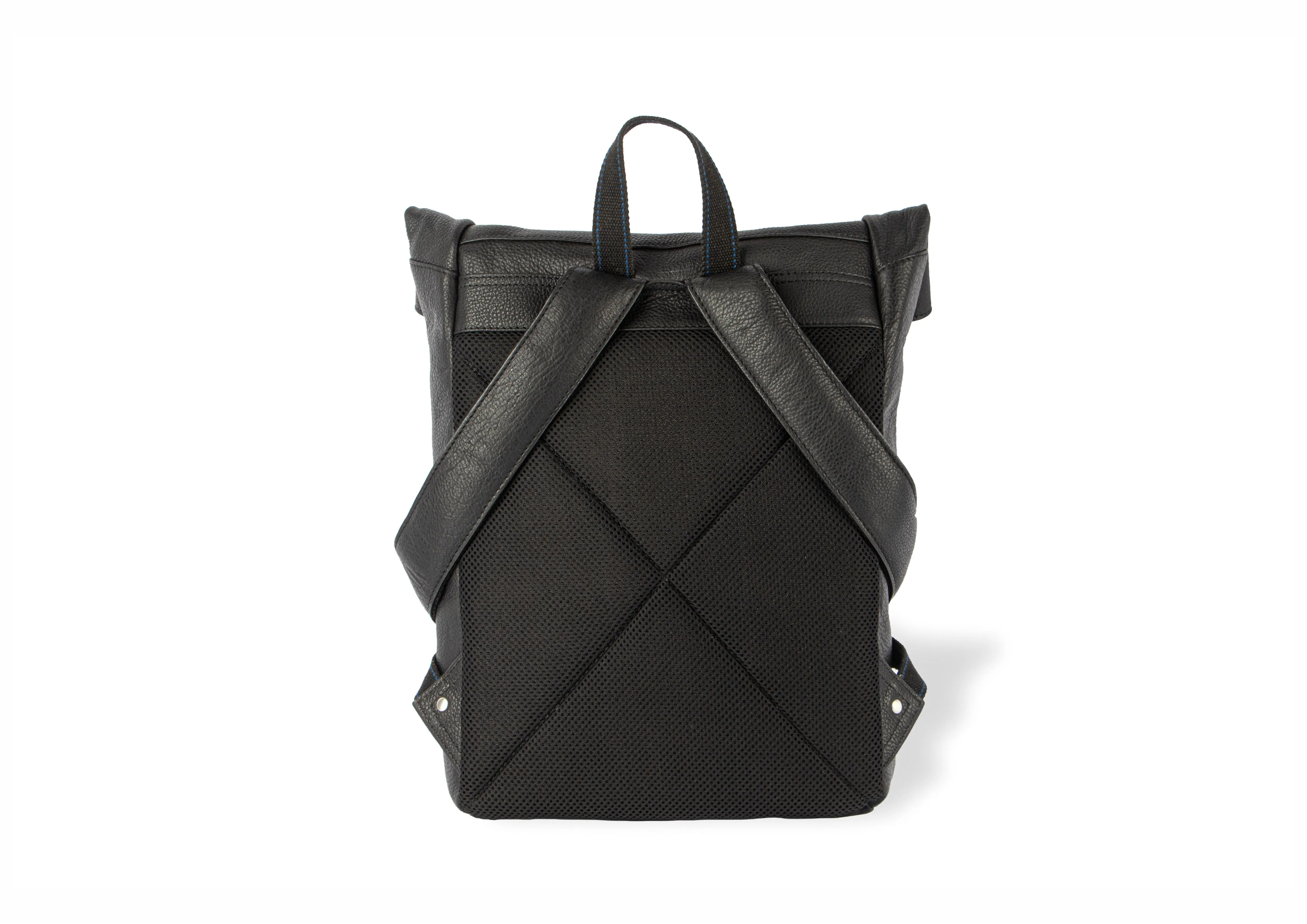 Claude Leather Backpacks - Black