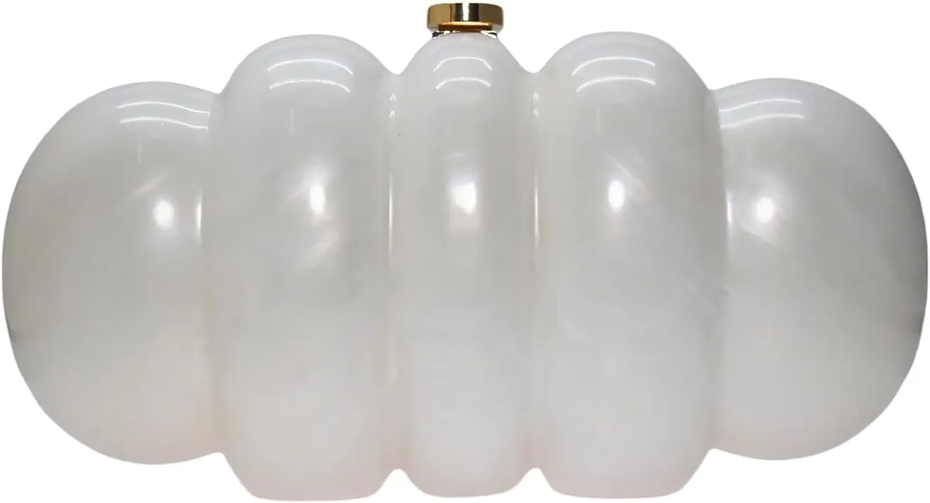 Cloud Acrylic Clutch Purse Marble Acrylic Bag Women Unique Evening Bag Pearl Chain Crossbody Handbag