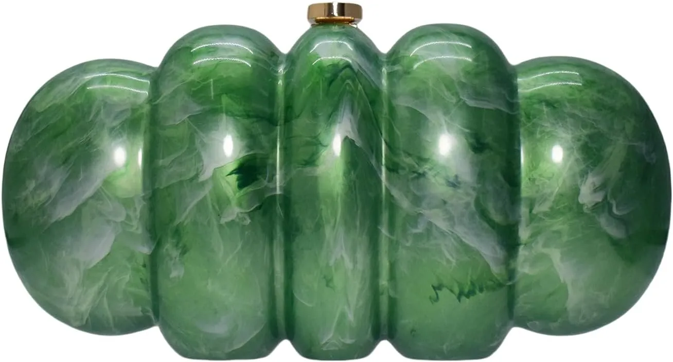 Cloud Acrylic Clutch Purse Marble Acrylic Bag Women Unique Evening Bag Pearl Chain Crossbody Handbag