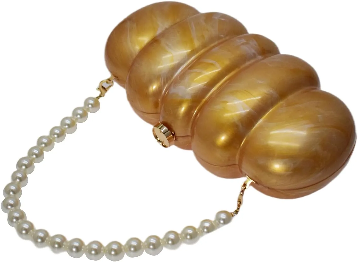 Cloud Acrylic Clutch Purse Marble Acrylic Bag Women Unique Evening Bag Pearl Chain Crossbody Handbag