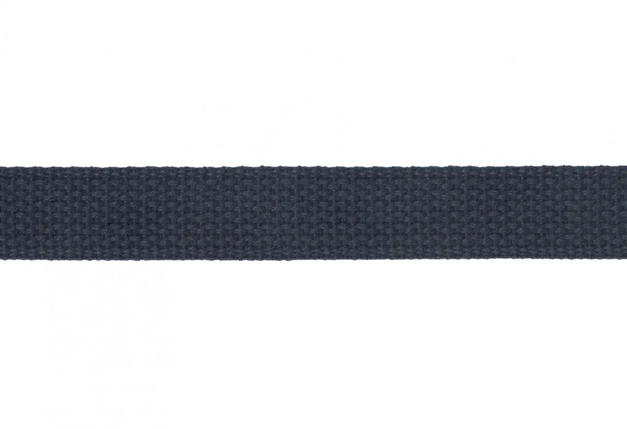 Cotton Webbing 1" - Navy