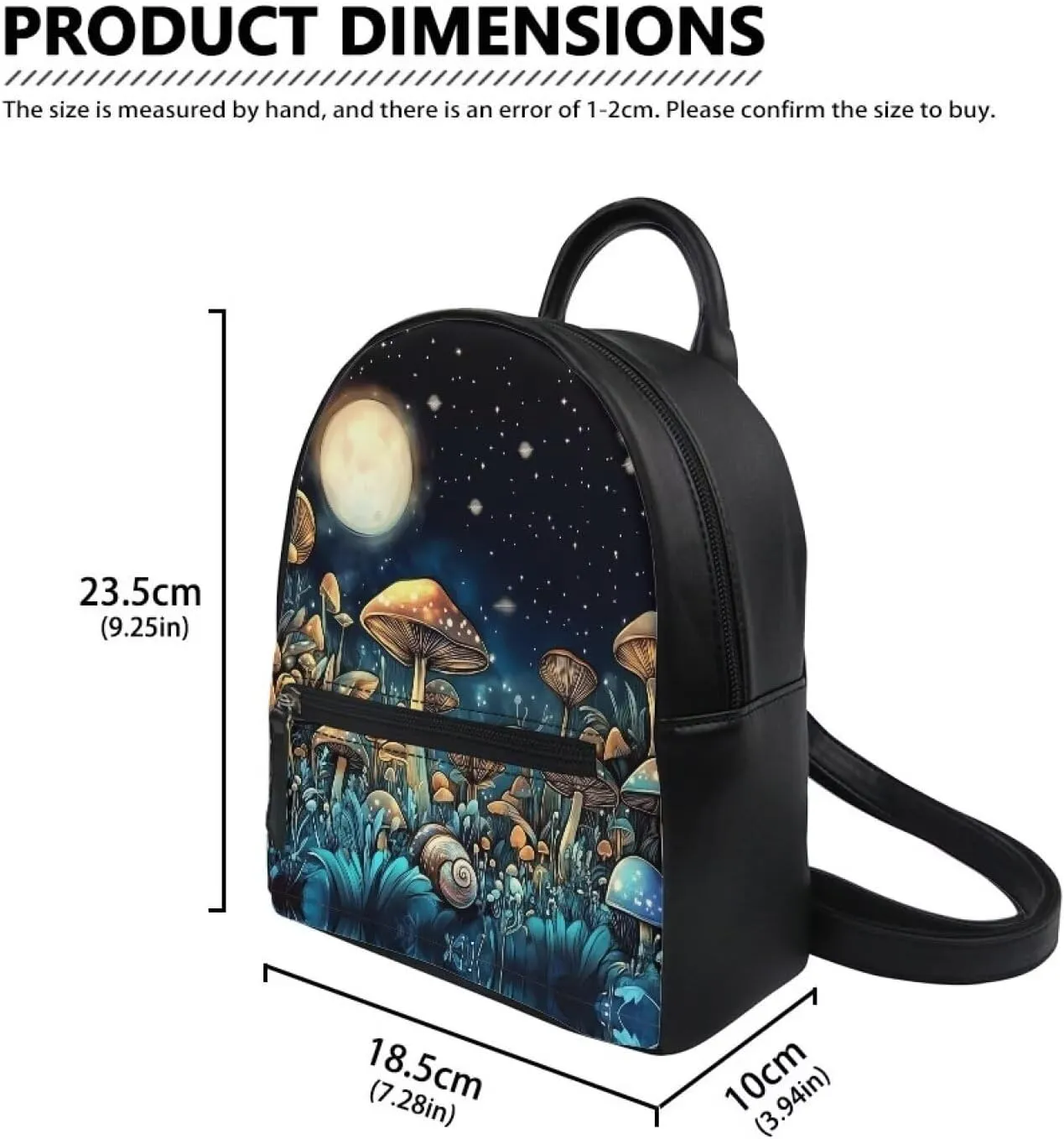 Cozeyat Leather Womens Backpack Purse for Women Black Fashion Cute Backpack Purse for Teens Cat Ladies Shoulder Bag Mini Backpacks Tote for Teen Girls Small College Bookbag for Work School Travel