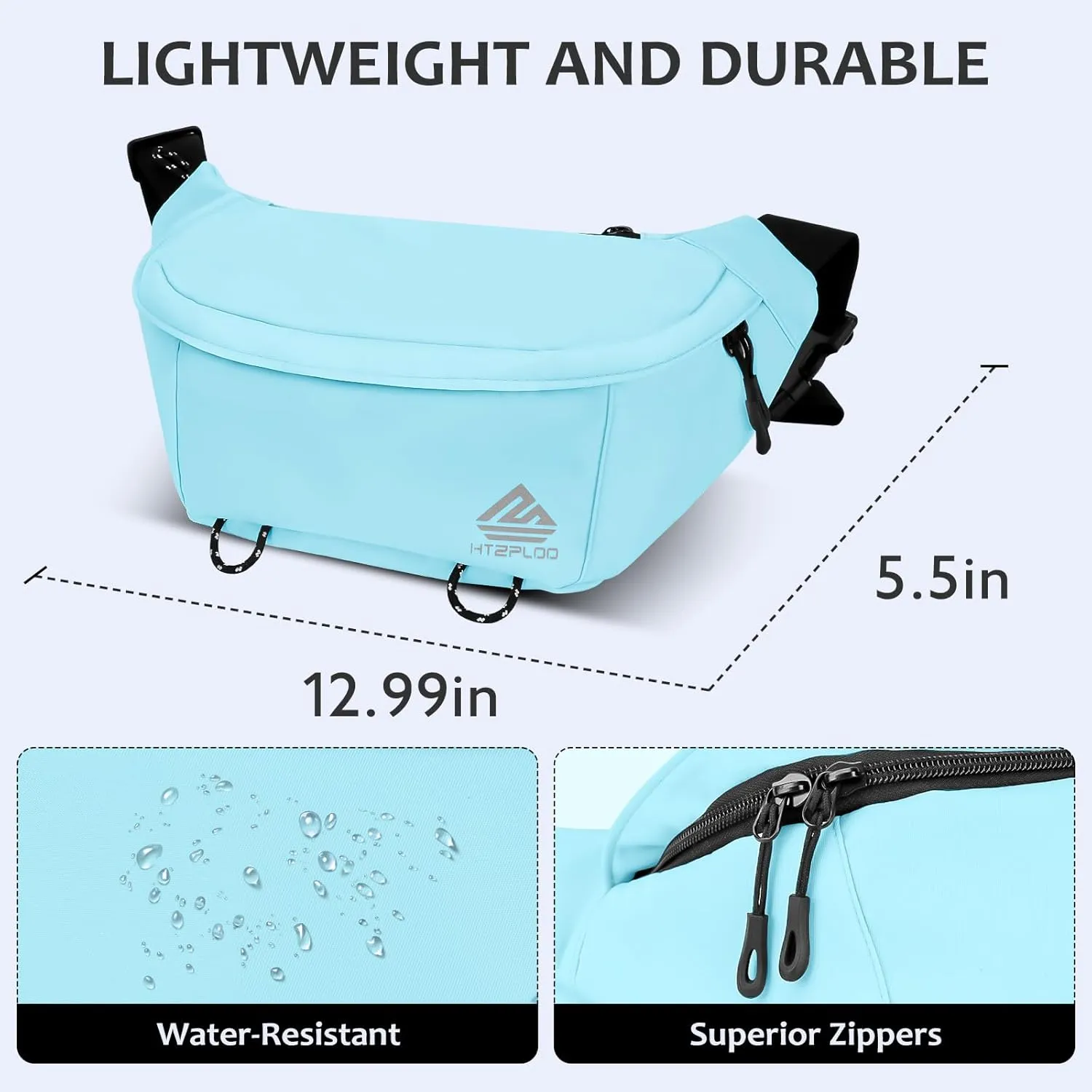 Crossbody Bag for Women Men, Sling Bag for Travel Hiking Walking Cycling