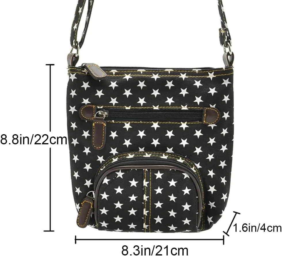 Crossbody Bags for Women Fashion Denim Satchel Handbags Shoulder Bag Cowboy Bag Purse Casual Daypack Zip Wallet