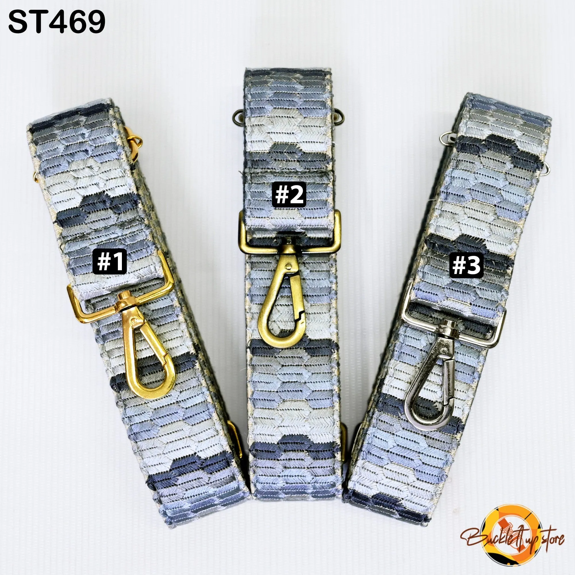Crossbody Strap for Purses Grey Embroidery Replacement Strap Embroidered Purse Strap Boho Bags Strap Guitar Strap Handbag Strap Gift for Mom