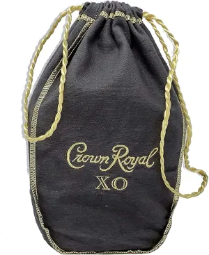 Crown Royal Bag with Drawstring | Grey w/XO - Extra Old