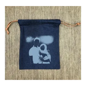 Custom Denim Drawstring Bag 103