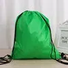 Custom Logo Polyester Drawstring Backpack