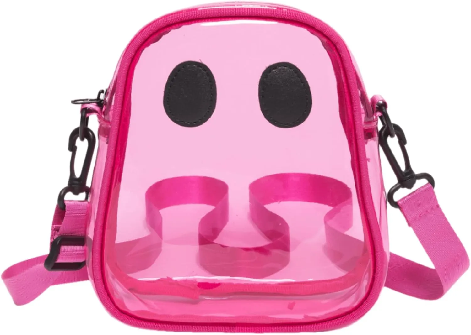 Cute Ghost Clear Purse,Clear Bag For Stadium Events,Stadium Approved Crossbody Bag Purses for Women Adjustable Strap