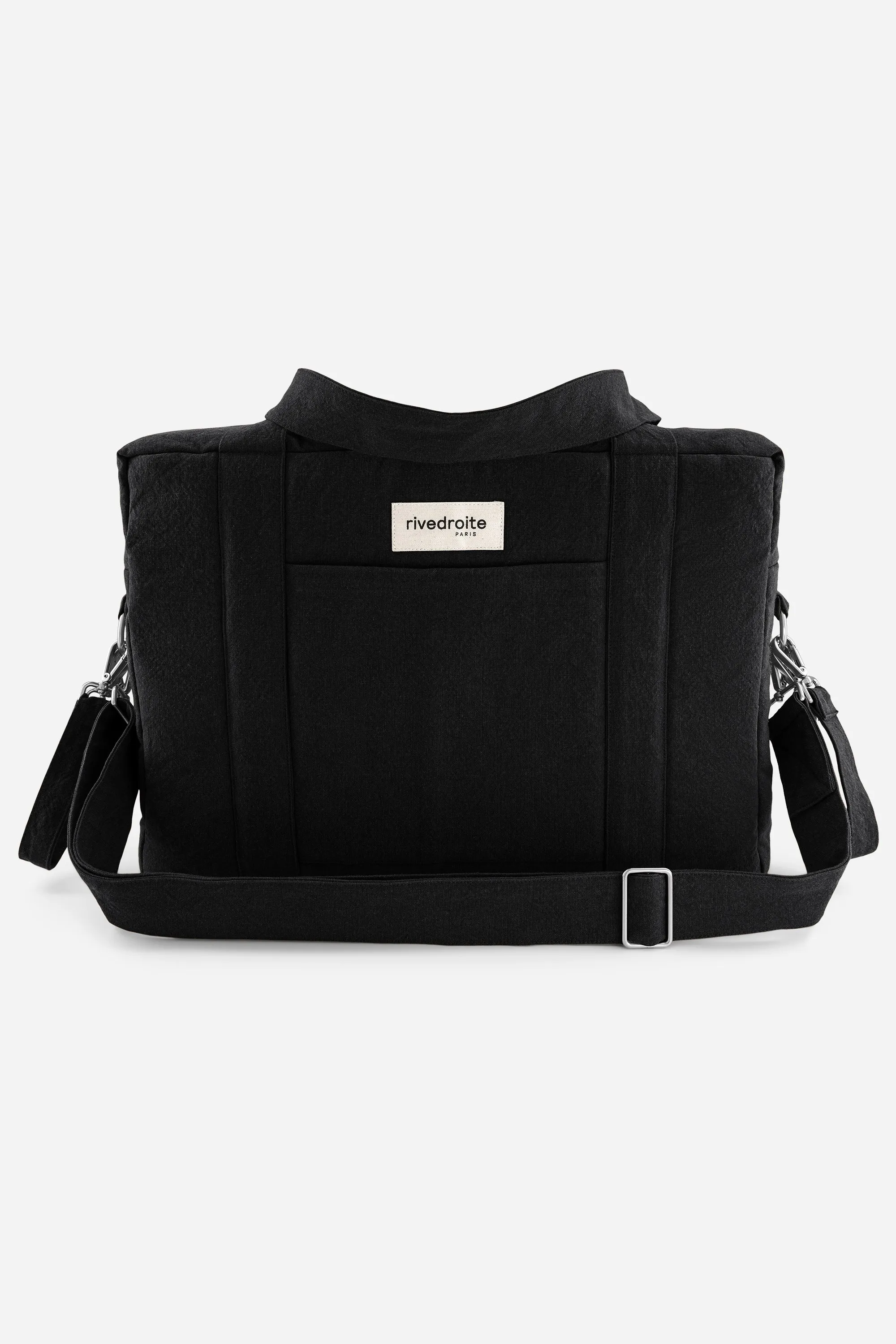 Darcy the anti diaper bag - Recycled cotton Black
