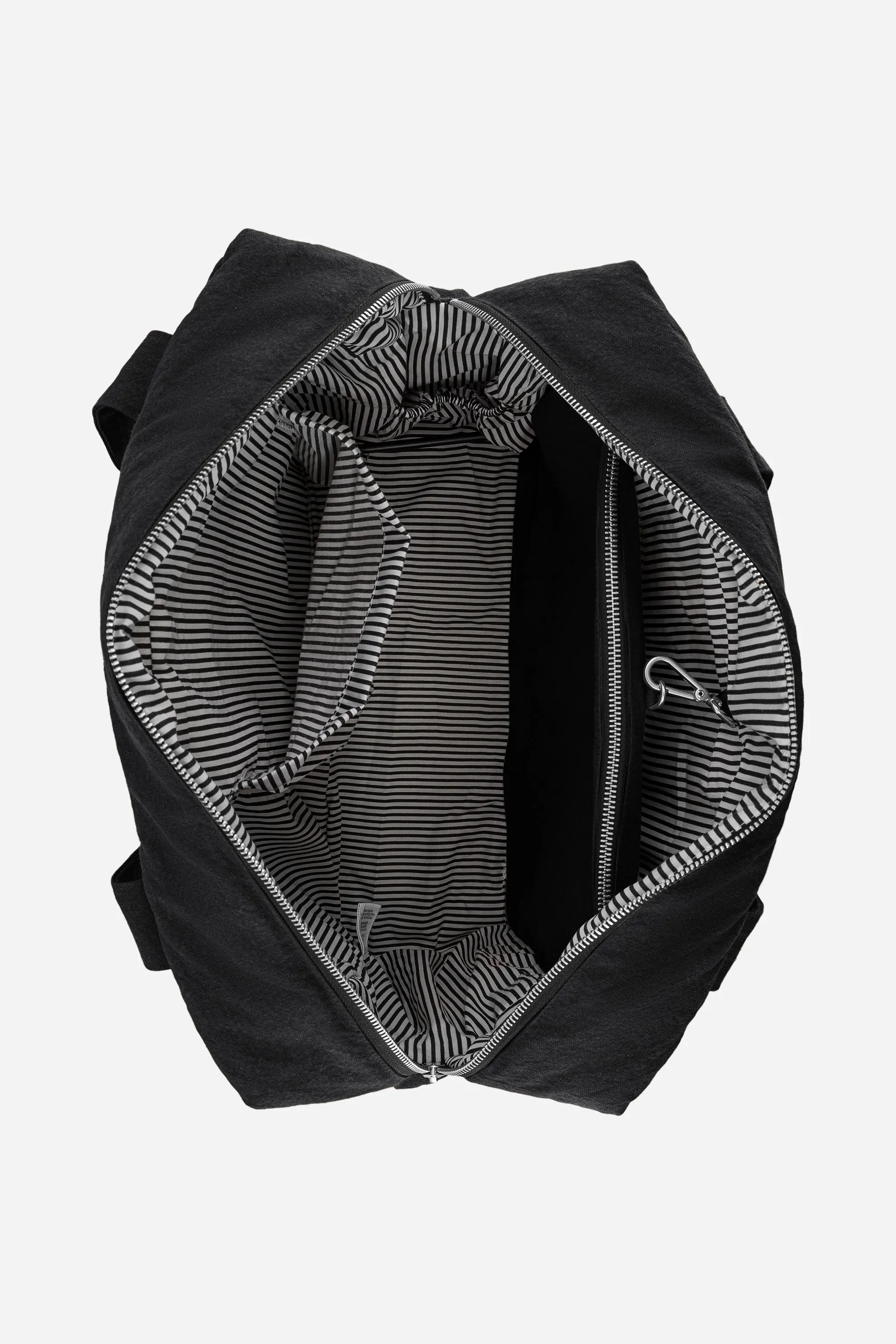Darcy the anti diaper bag - Recycled cotton Black