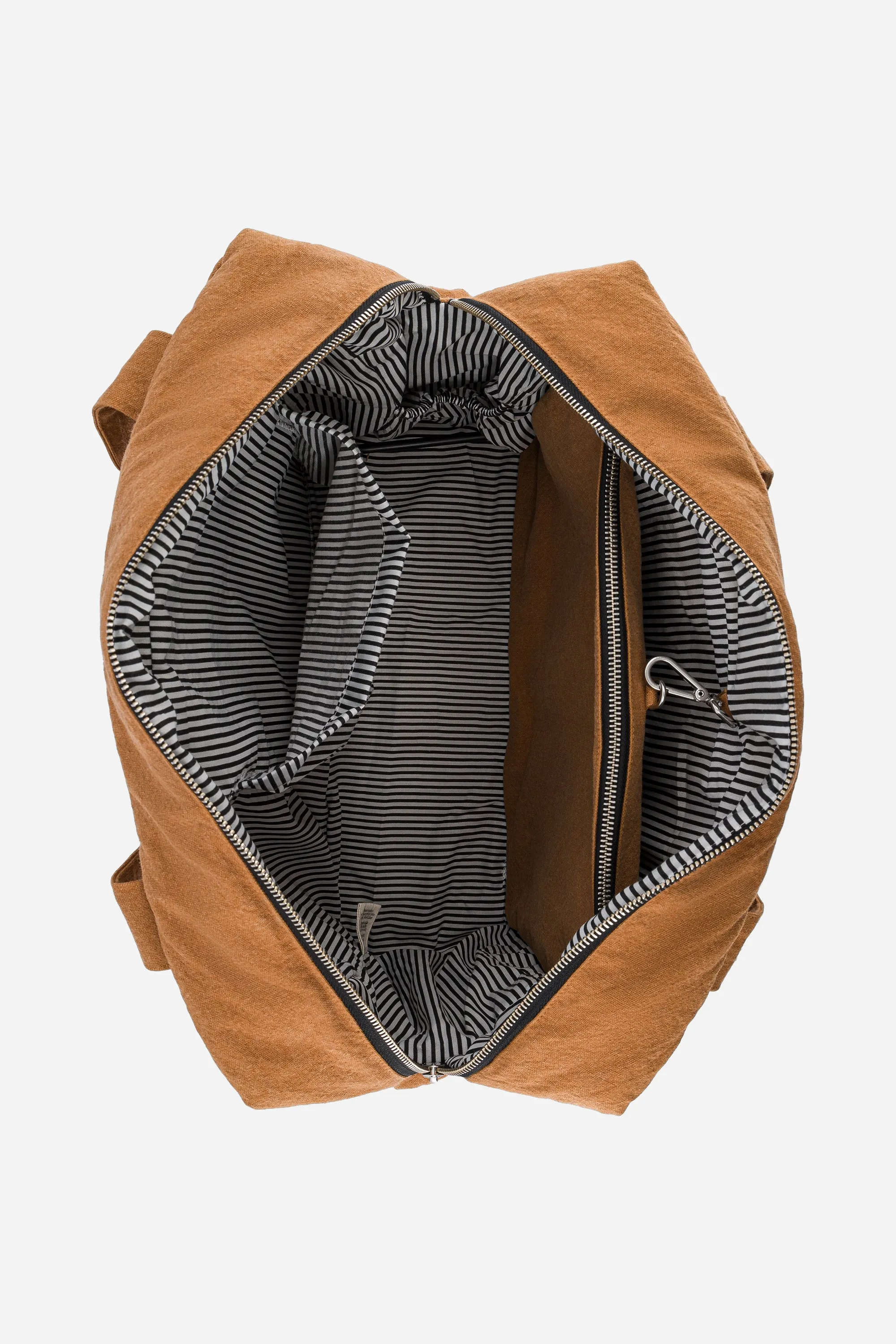 Darcy the anti diaper bag - Recycled cotton Tobacco