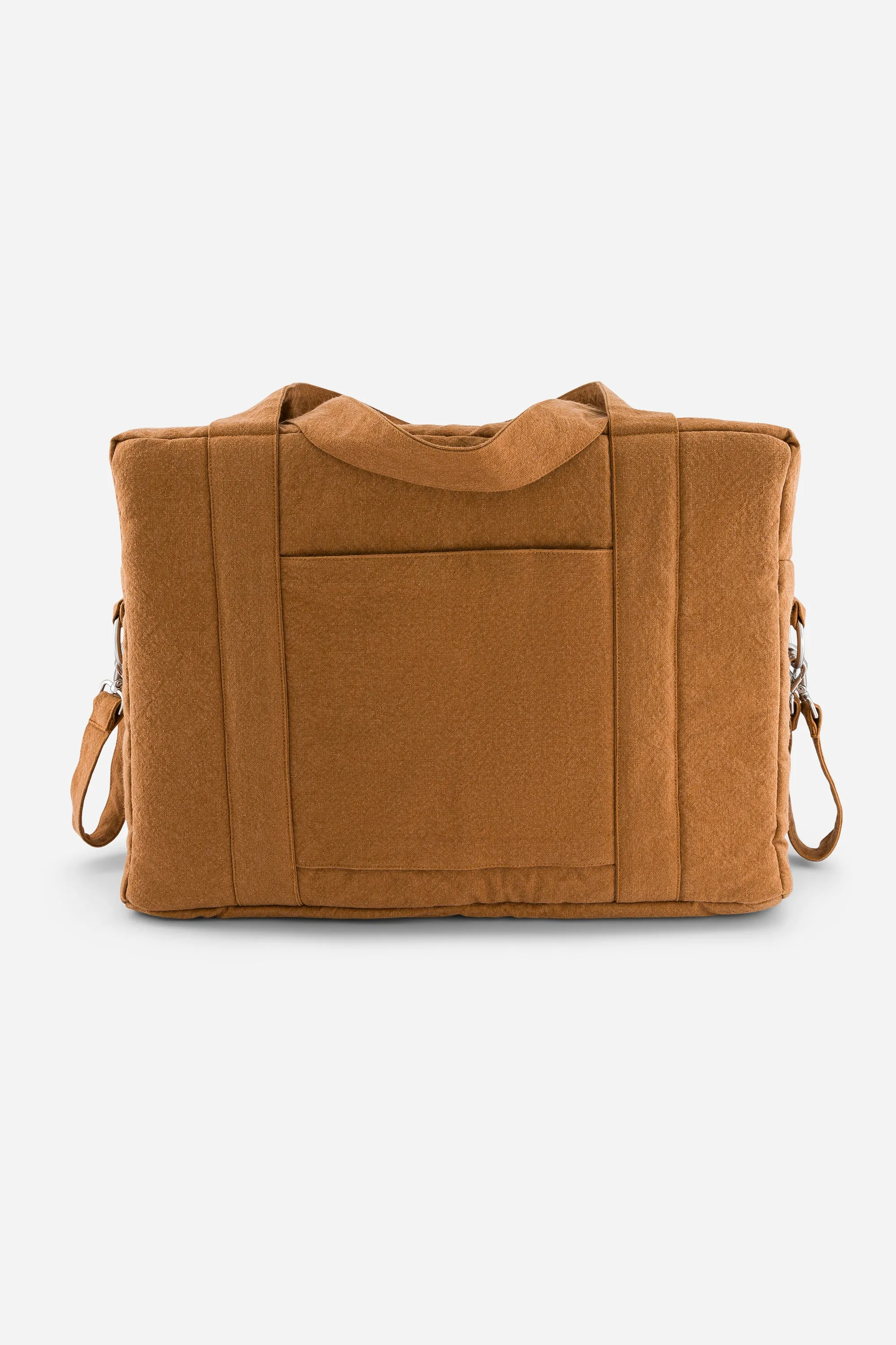 Darcy the anti diaper bag - Recycled cotton Tobacco